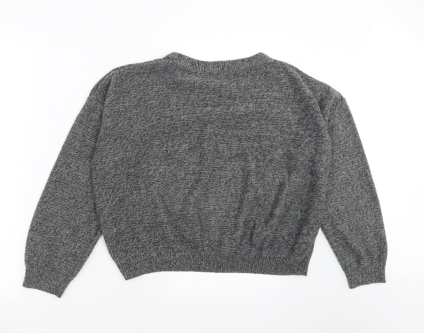 Brave Soul Womens Grey  Knit Pullover Jumper Size L