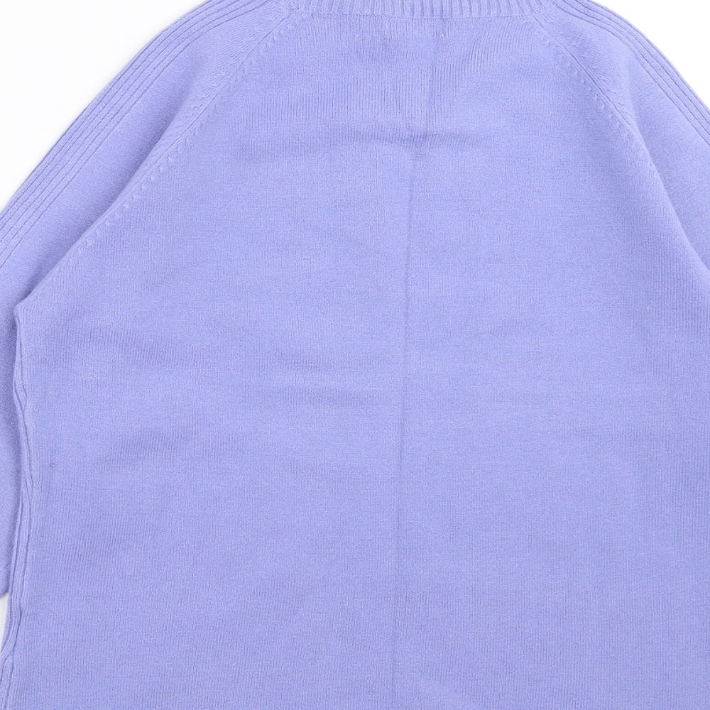 Filati Womens Blue  Knit Pullover Jumper Size M