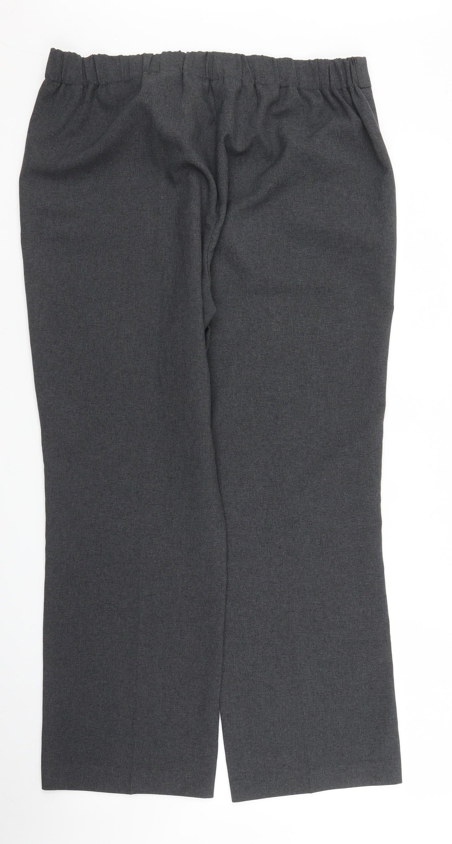 Preworn Womens Grey   Trousers  Size 14 L26 in