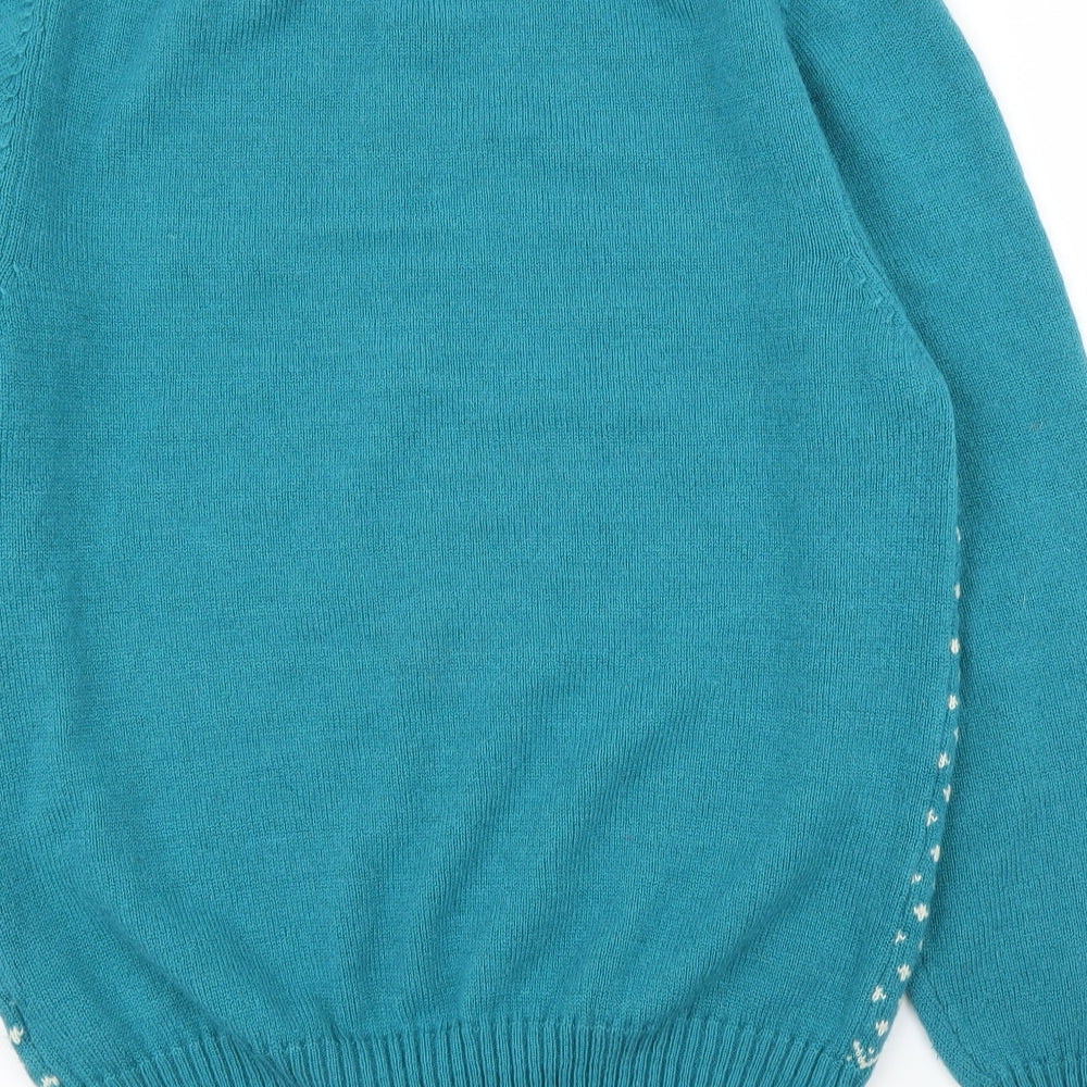 Topshop Womens Blue   Pullover Jumper Size L