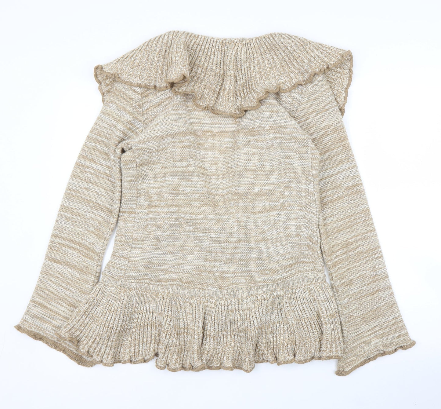 Pure & Natural Womens Beige   Cardigan Jumper Size M
