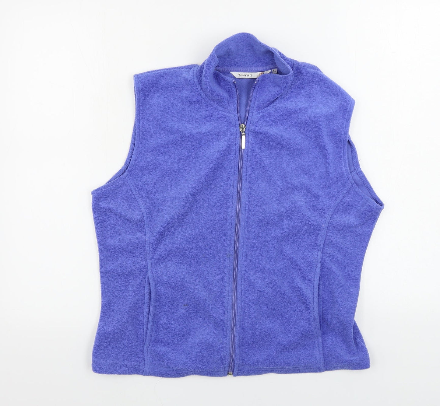 Amoretti  Womens Blue   Gilet Coatigan Size M