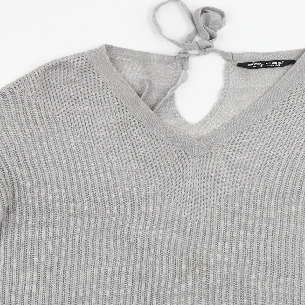 Select  Womens Grey   Pullover Jumper Size 8
