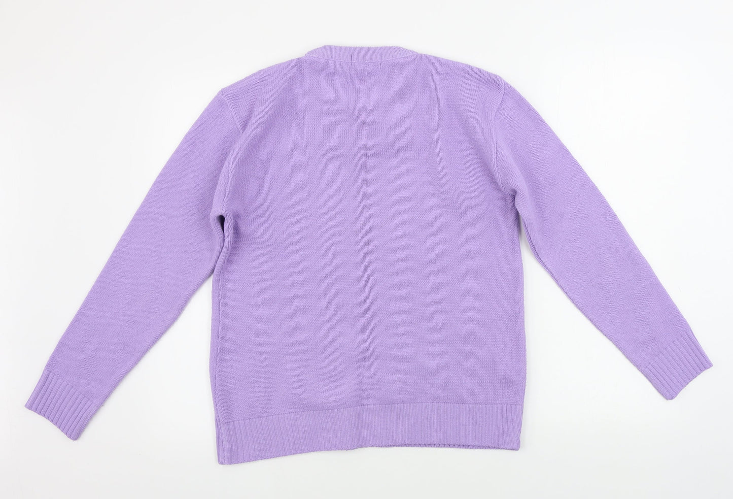 choice Womens Purple   Pullover Jumper Size M