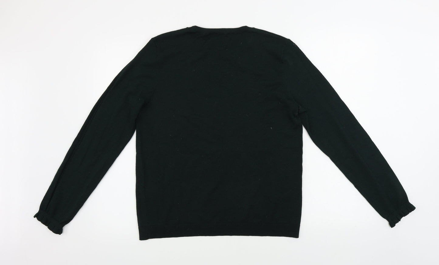 Warehouse Womens Green   Pullover Jumper Size 18