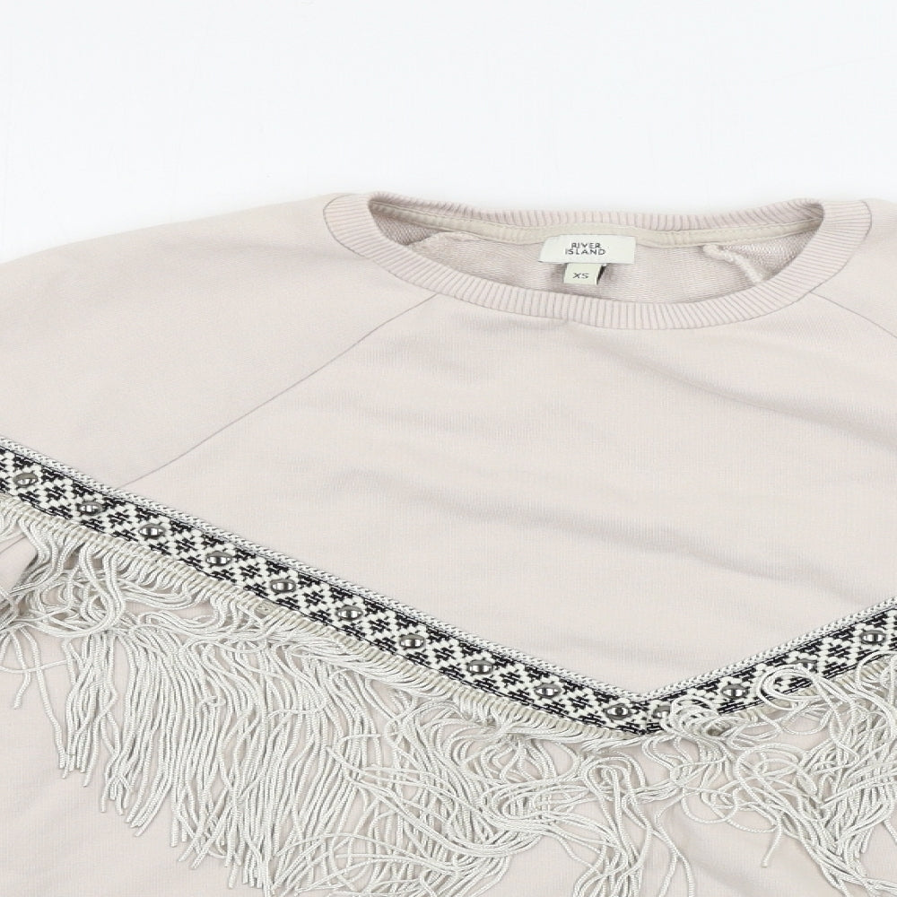 River Island  Womens Pink   Pullover Jumper Size XS