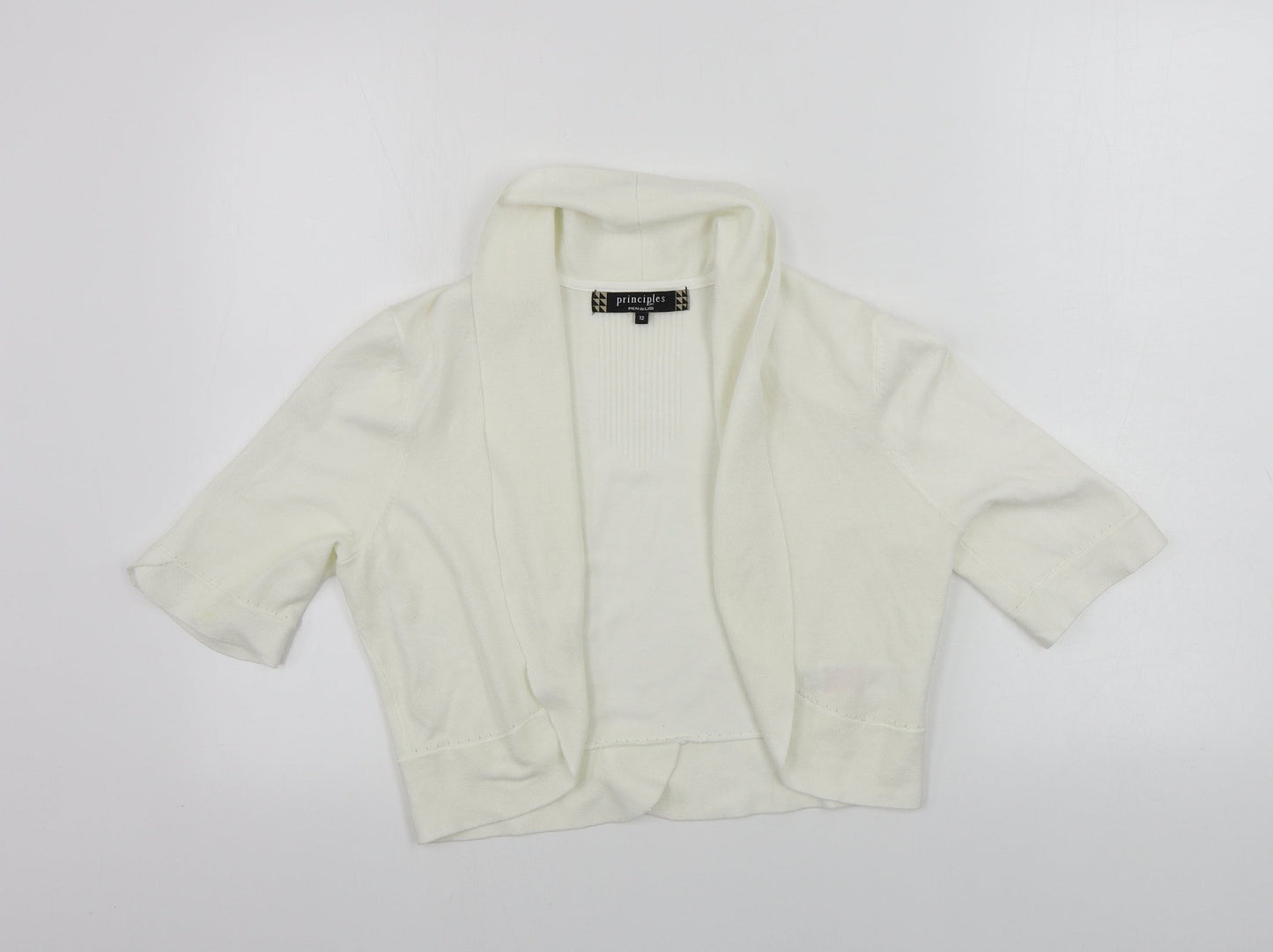 Principles Womens Ivory   Cardigan Jumper Size 12