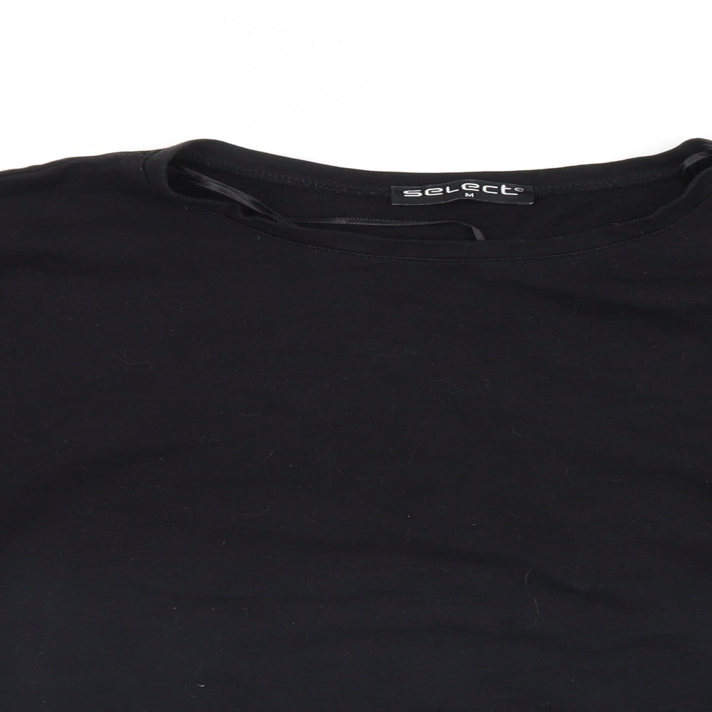 Select Womens Black   Pullover Jumper Size M
