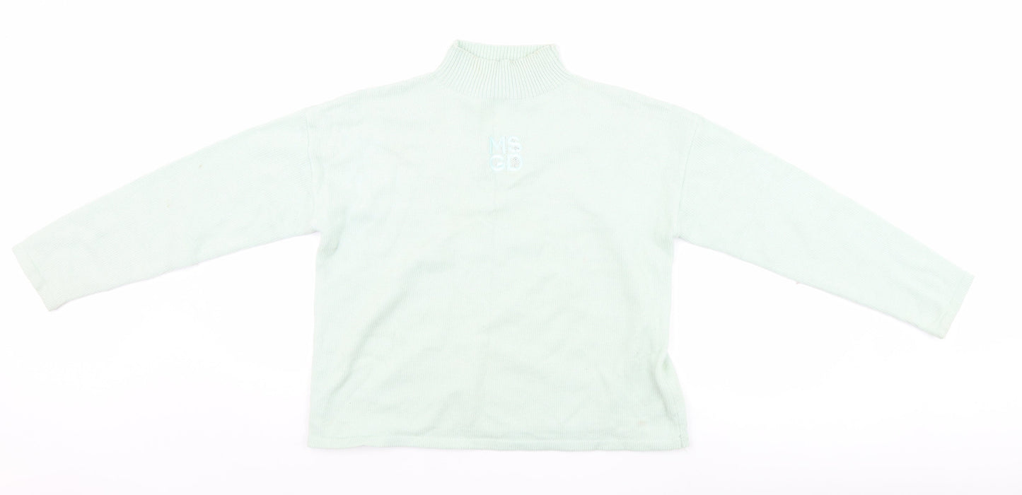 Missguided Womens Green   Pullover Jumper Size 10