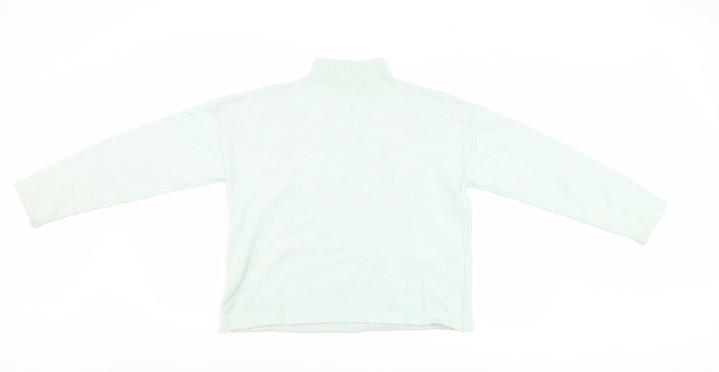 Missguided Womens Green   Pullover Jumper Size 10