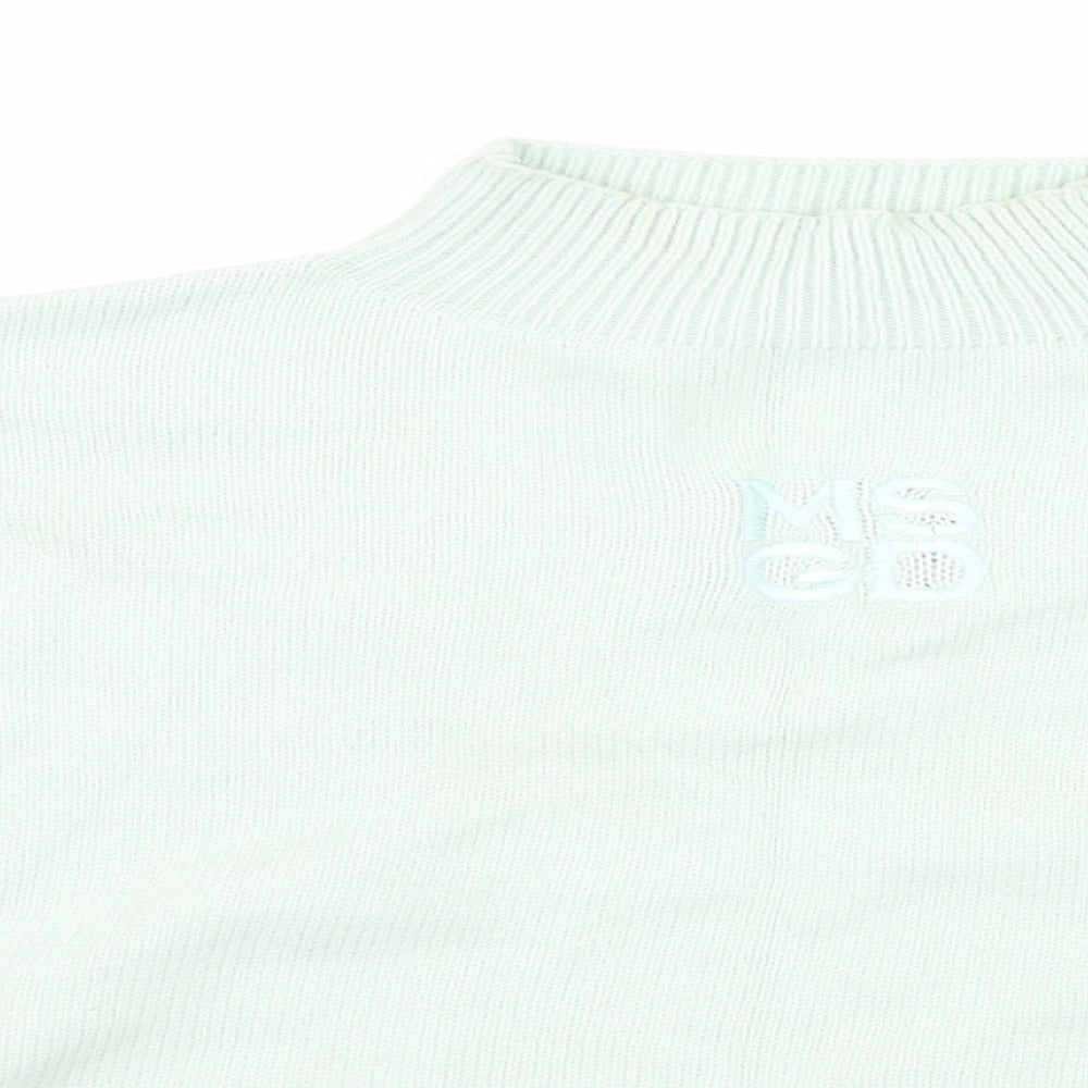 Missguided Womens Green   Pullover Jumper Size 10
