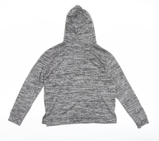 Avenue Womens Grey   Pullover Hoodie Size S
