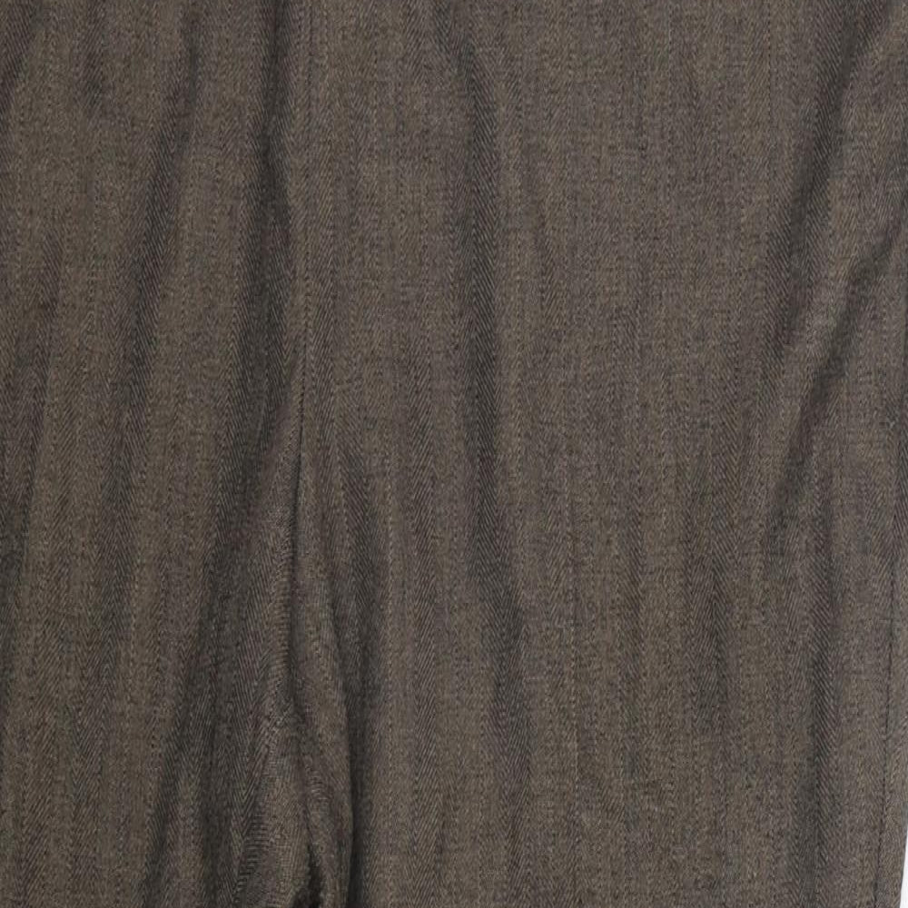 Marks and Spencer Womens Brown   Trousers  Size 18 L25 in