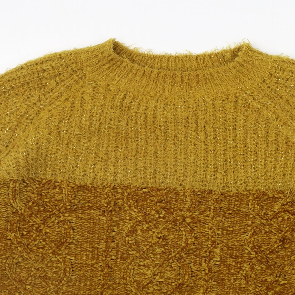 Matalan Womens Yellow   Pullover Jumper Size S