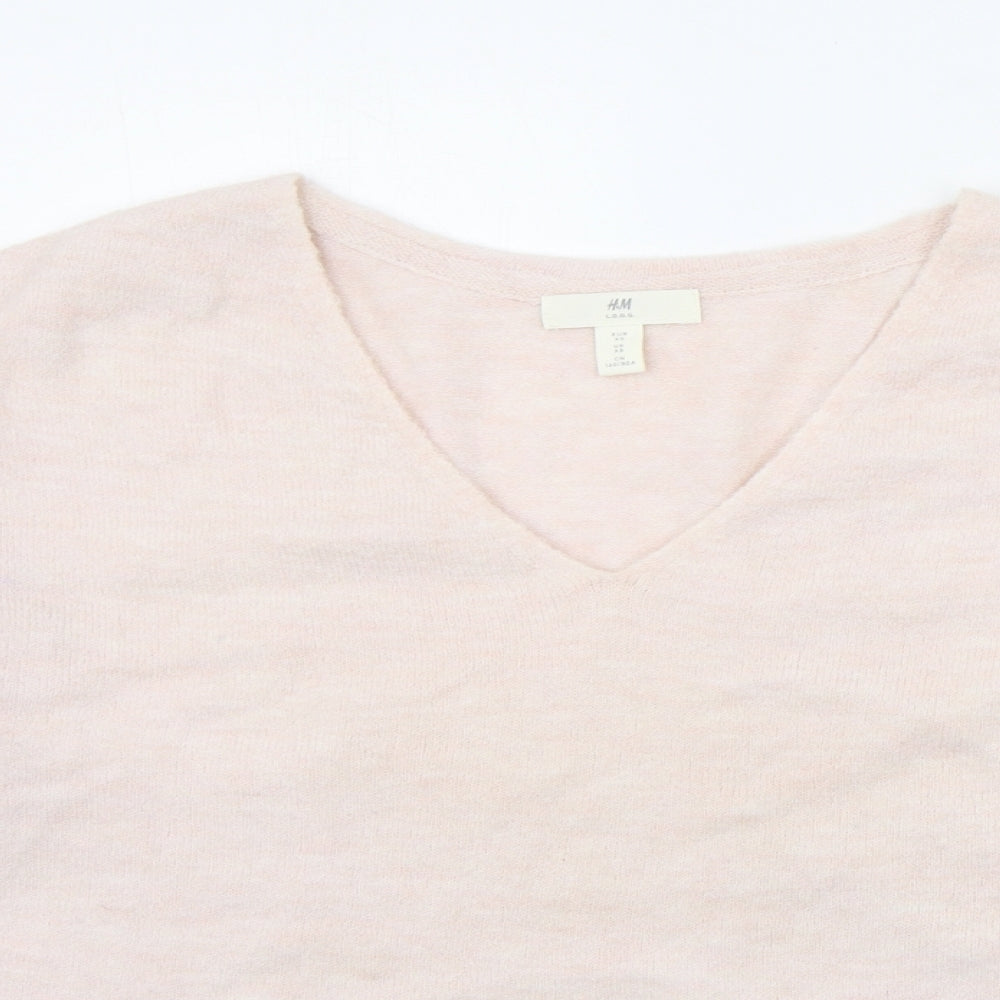 H&M Womens Pink   Pullover Jumper Size XS