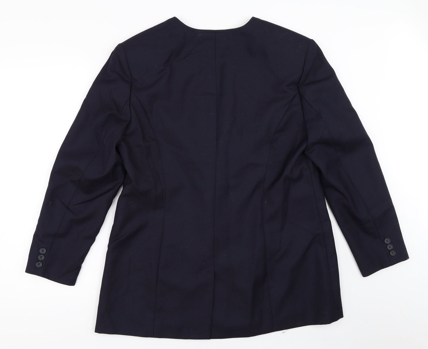 Business Solutions Womens Blue   Jacket Blazer Size 16