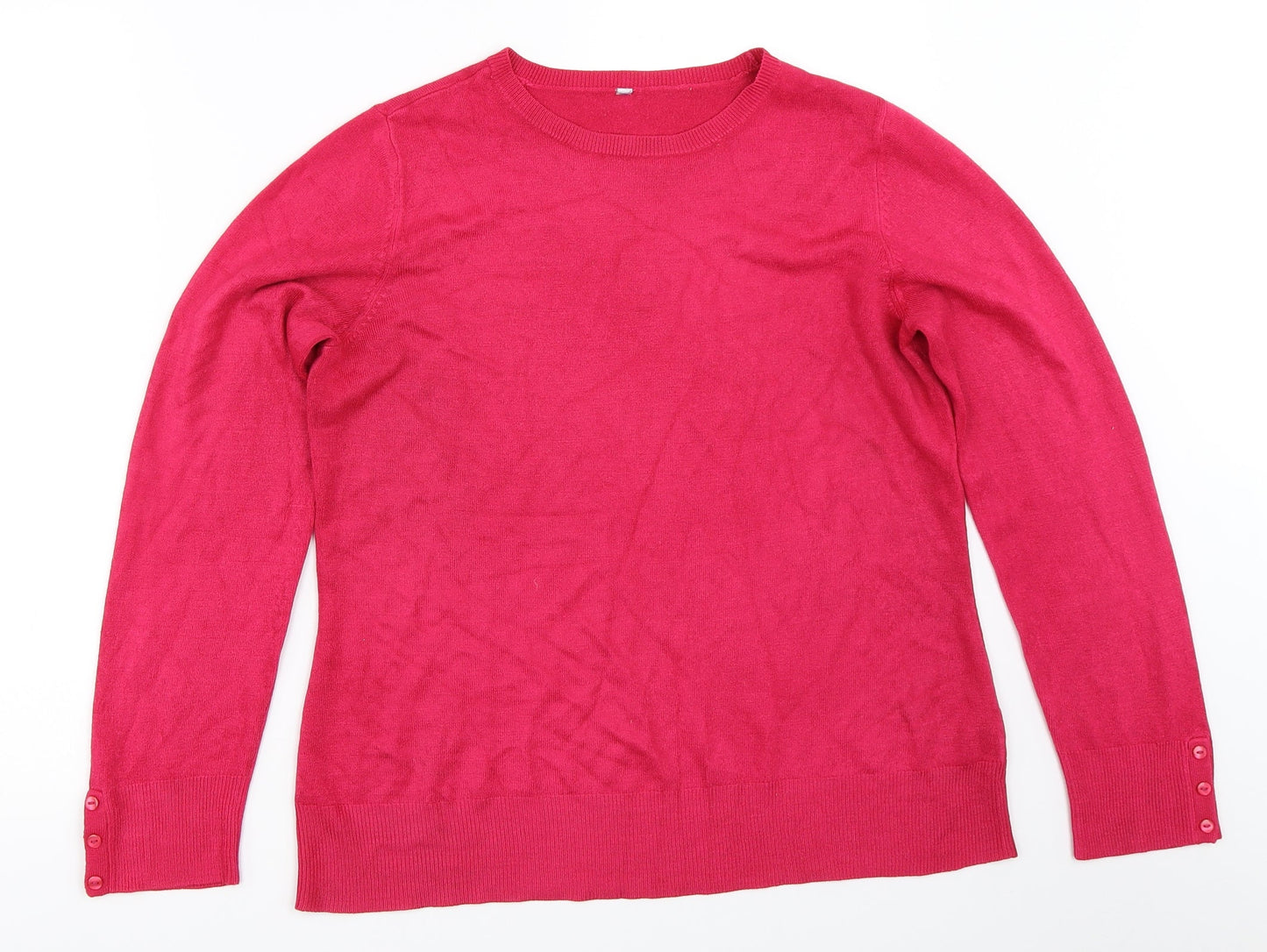 BHS Womens Pink   Pullover Jumper Size 14