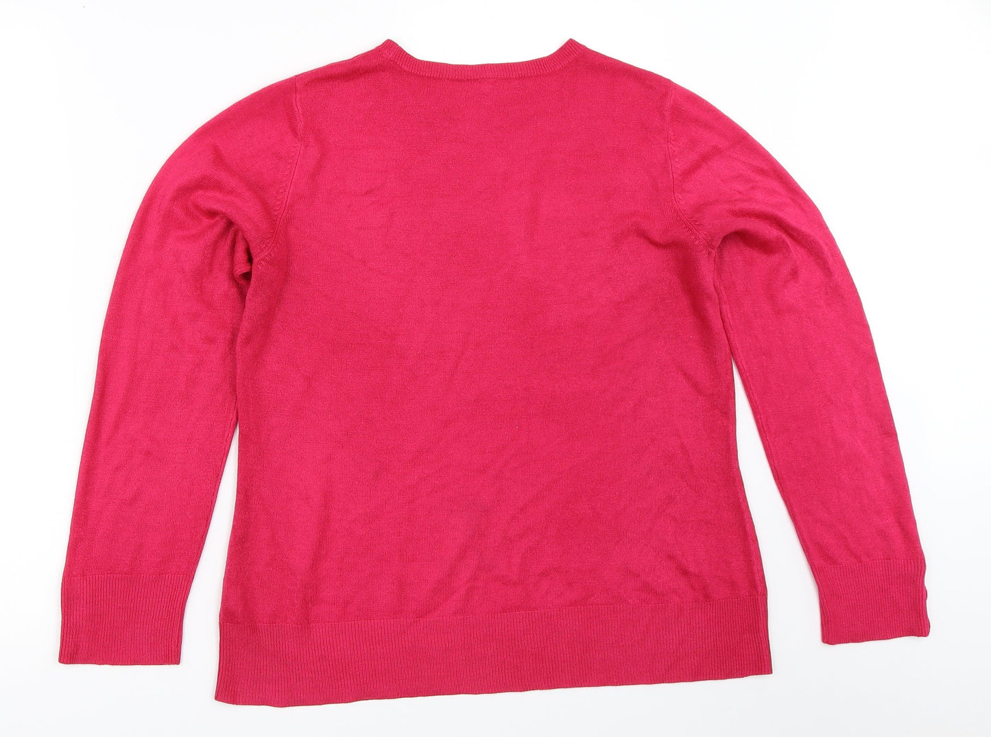 BHS Womens Pink   Pullover Jumper Size 14