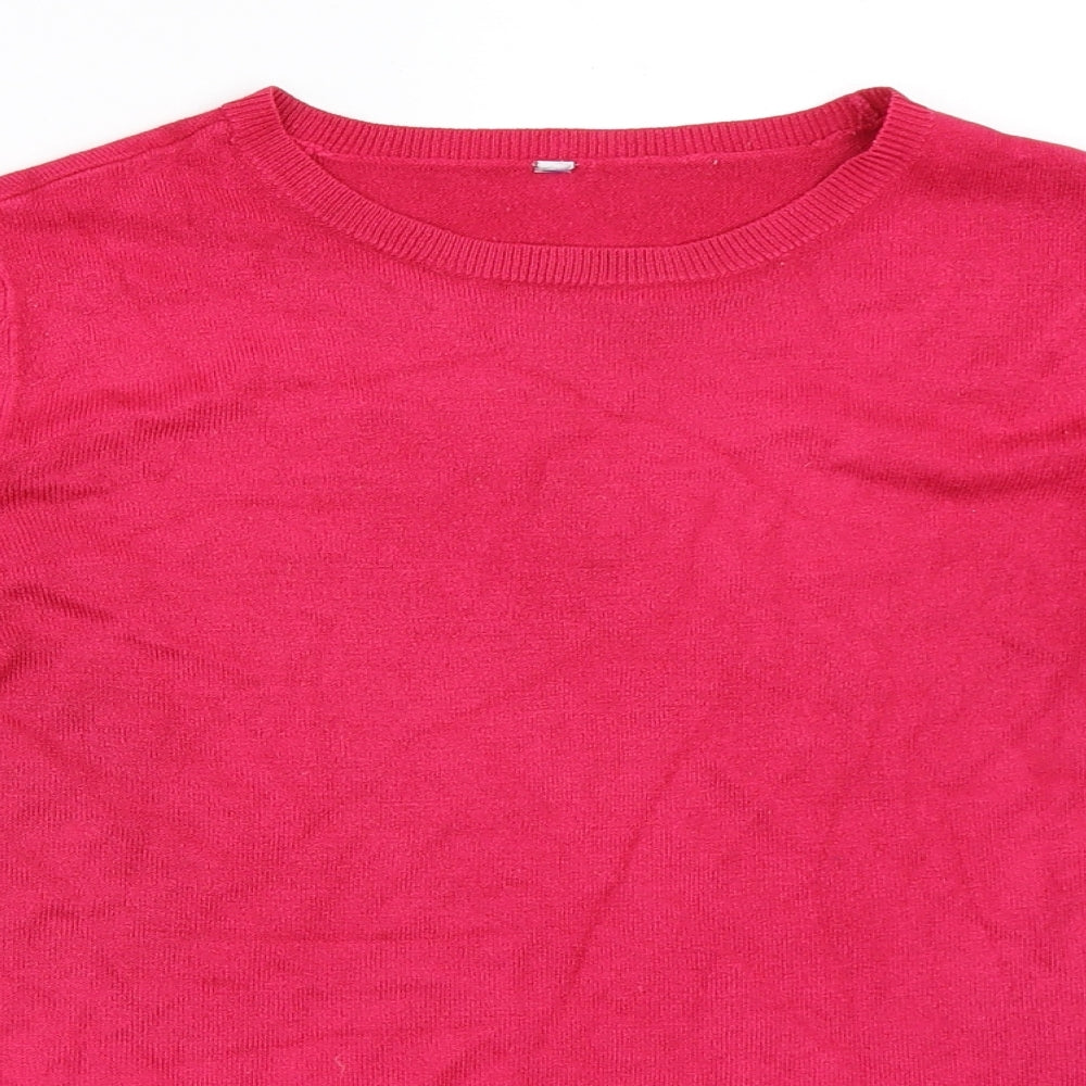 BHS Womens Pink   Pullover Jumper Size 14