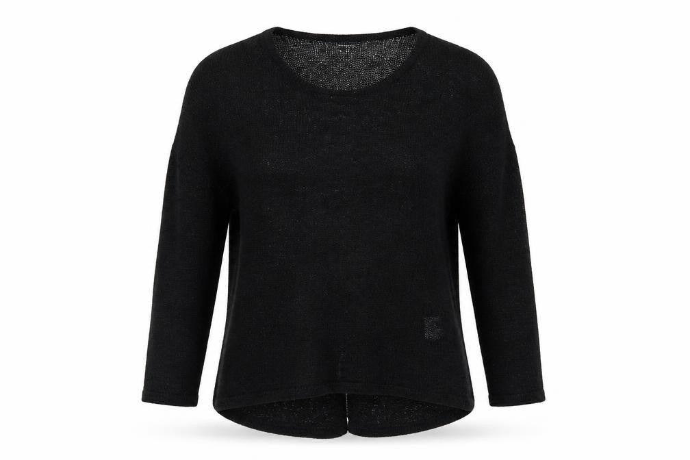 Front view of Atmosphere women’s black jumper, size S