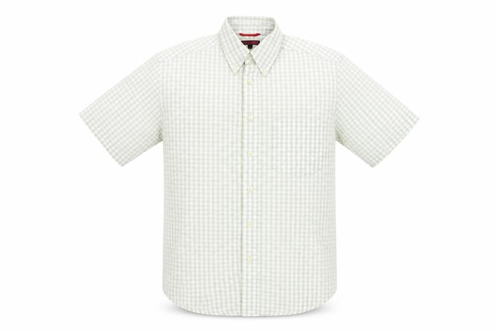 ceye man Mens Green Check   Button-Up Size S