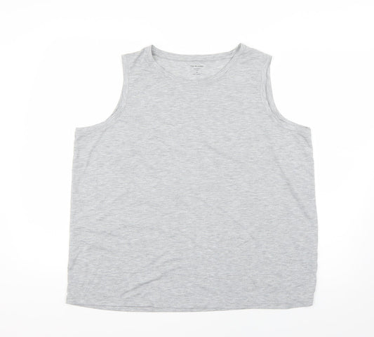 the relaxed Womens Grey   Basic Tank Size 18