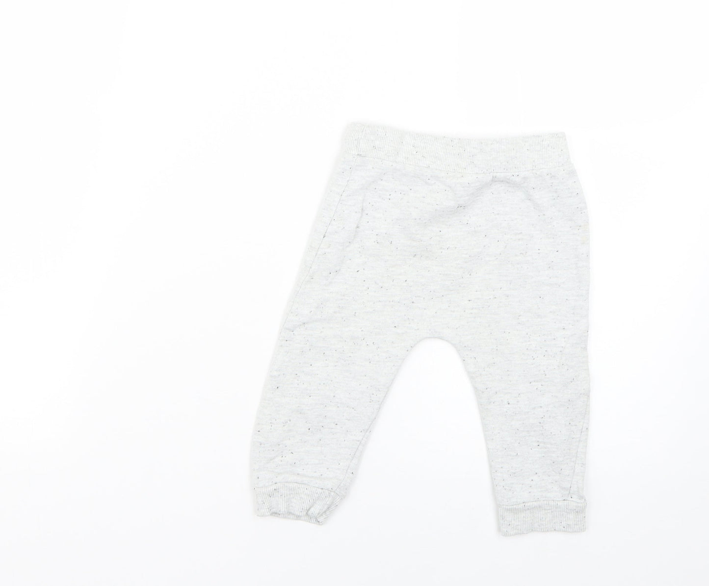 F&F Baby Grey   Cropped Trousers Size 9-12 Months