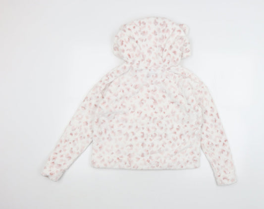 New Look Womens White   Pullover Hoodie Size S