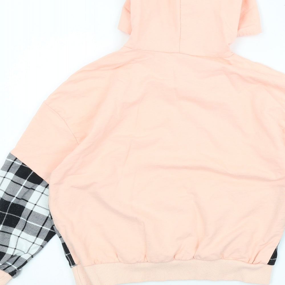 SheIn Girls Pink   Pullover Hoodie Size 10 Years