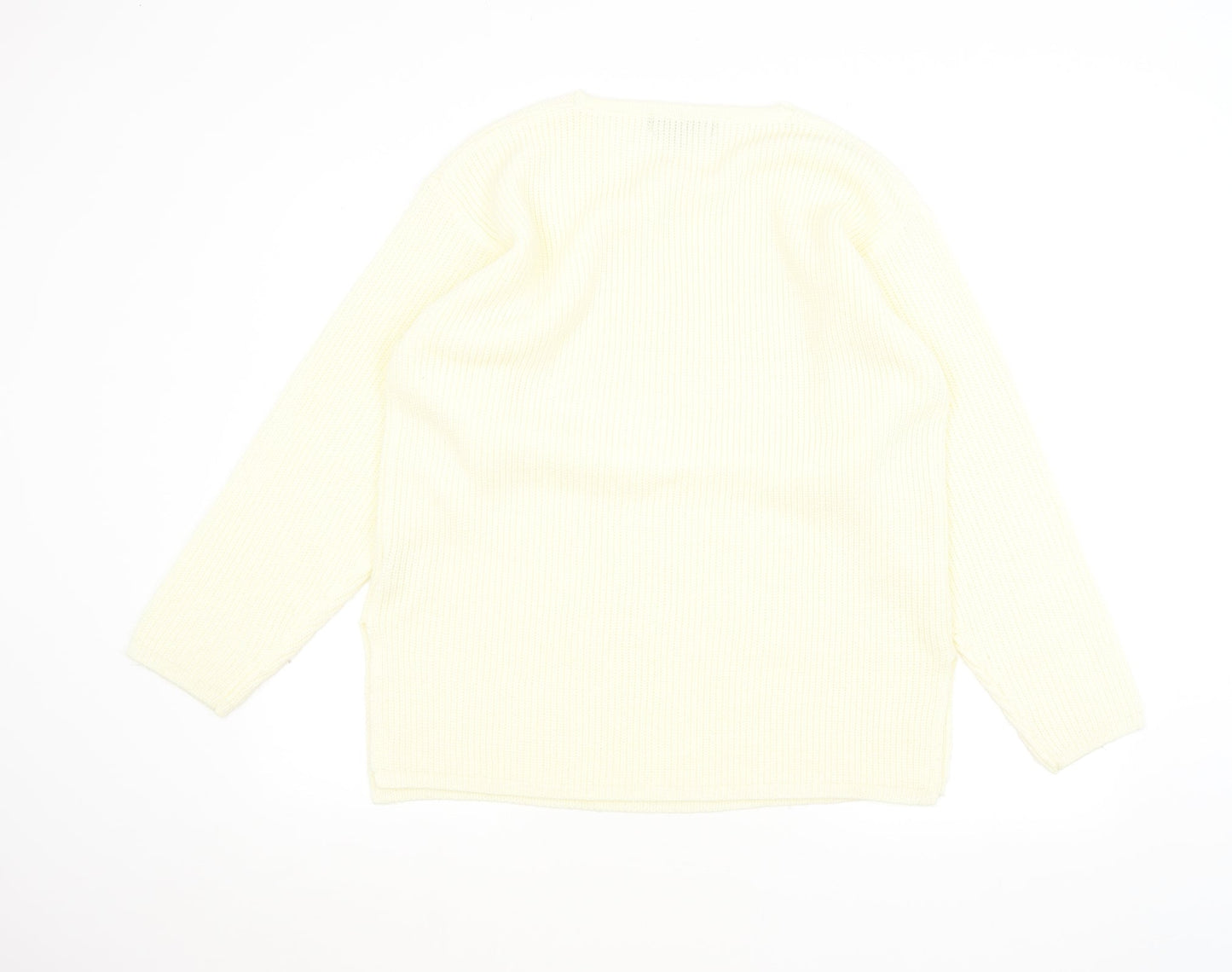 Essentials Womens Beige   Pullover Jumper Size M