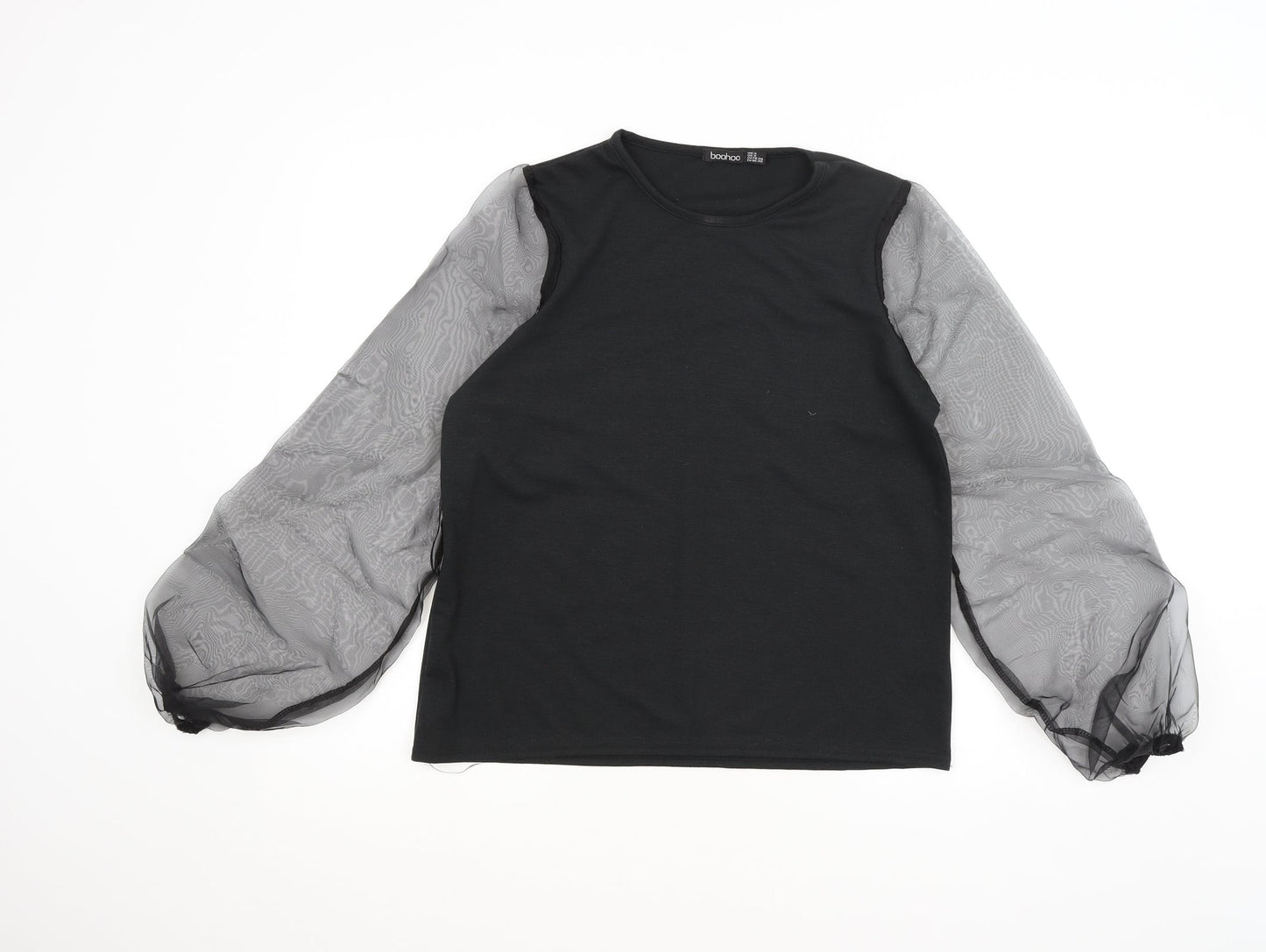 Boohoo Womens Black   Pullover Jumper Size 6