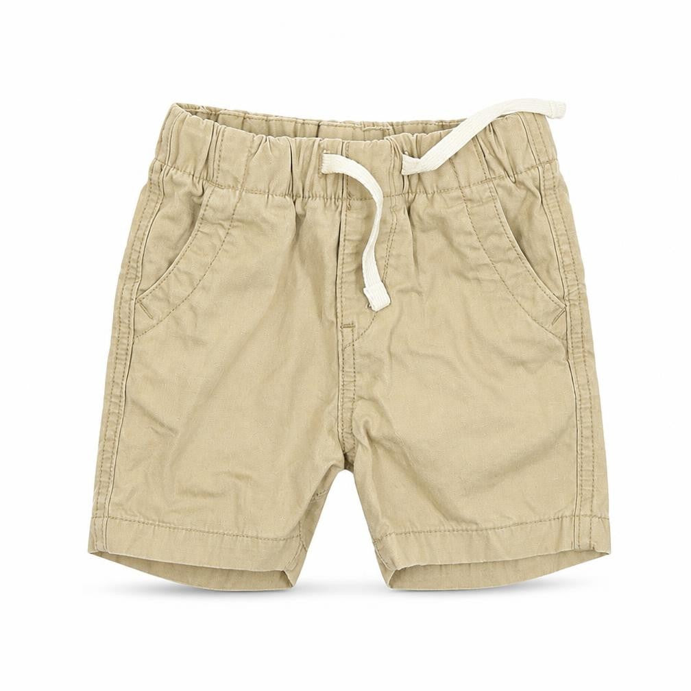 Front view of Gap Baby Brown Cropped Jeans, size 12-18, Months