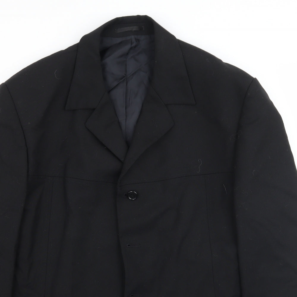 Burton Mens Black   Jacket Suit Jacket Size 44