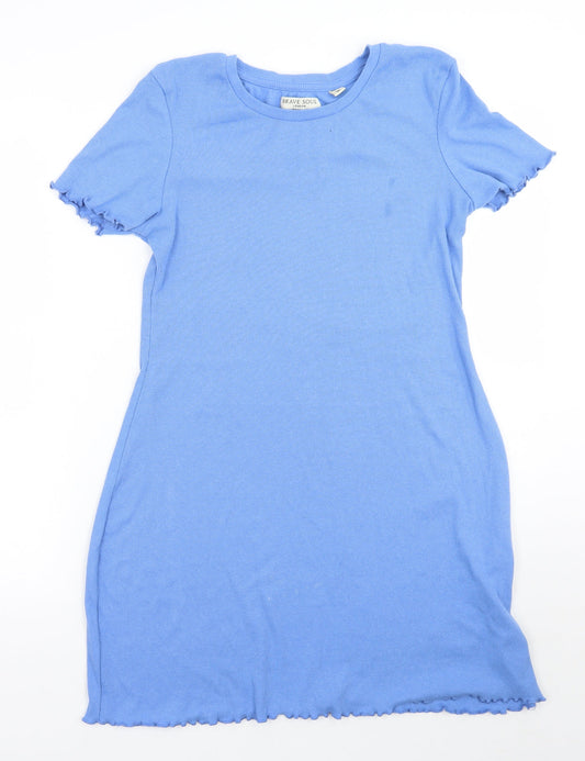 Bravesoul Womens Blue   A-Line  Size M