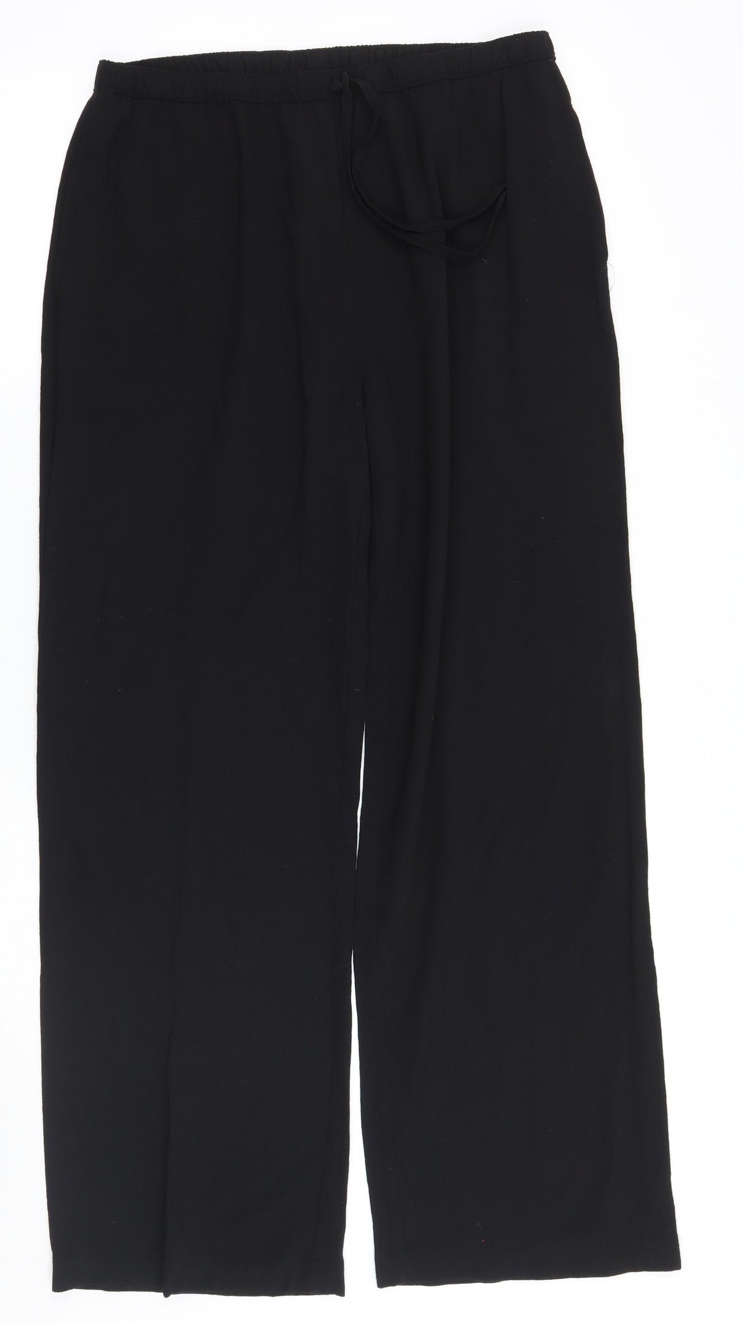 EWM Womens Black   Trousers  Size 12 L29 in