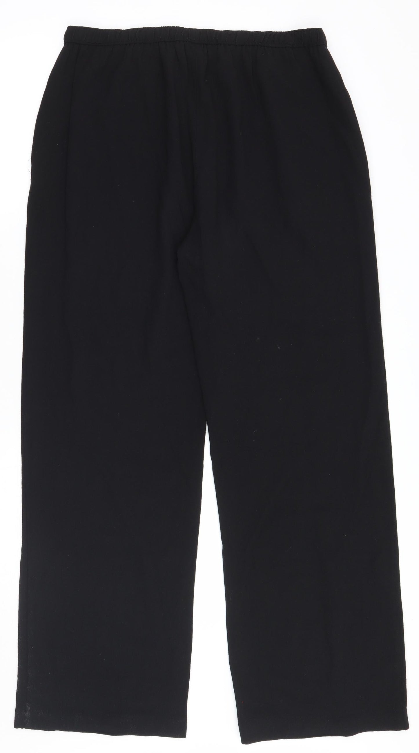 EWM Womens Black   Trousers  Size 12 L29 in