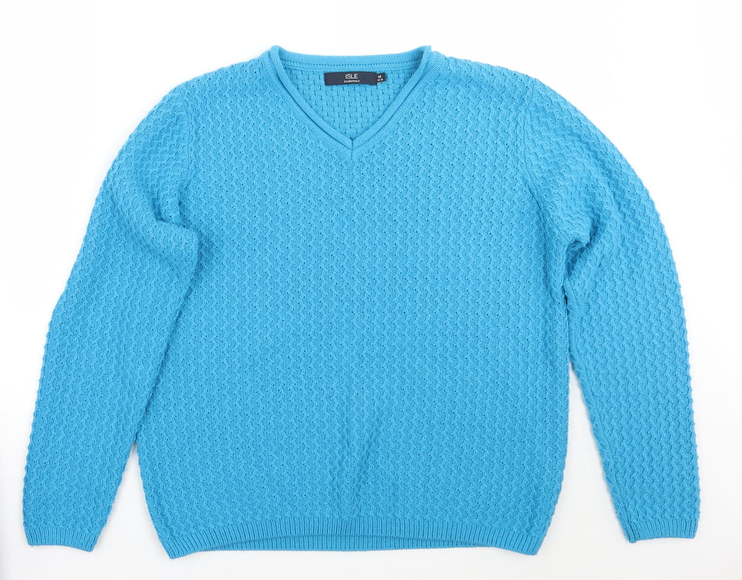 Isle Womens Blue   Pullover Jumper Size M