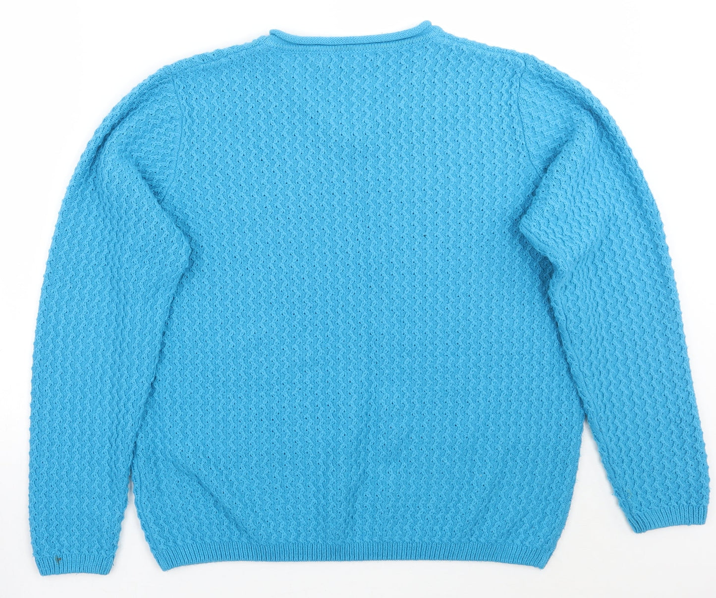 Isle Womens Blue   Pullover Jumper Size M