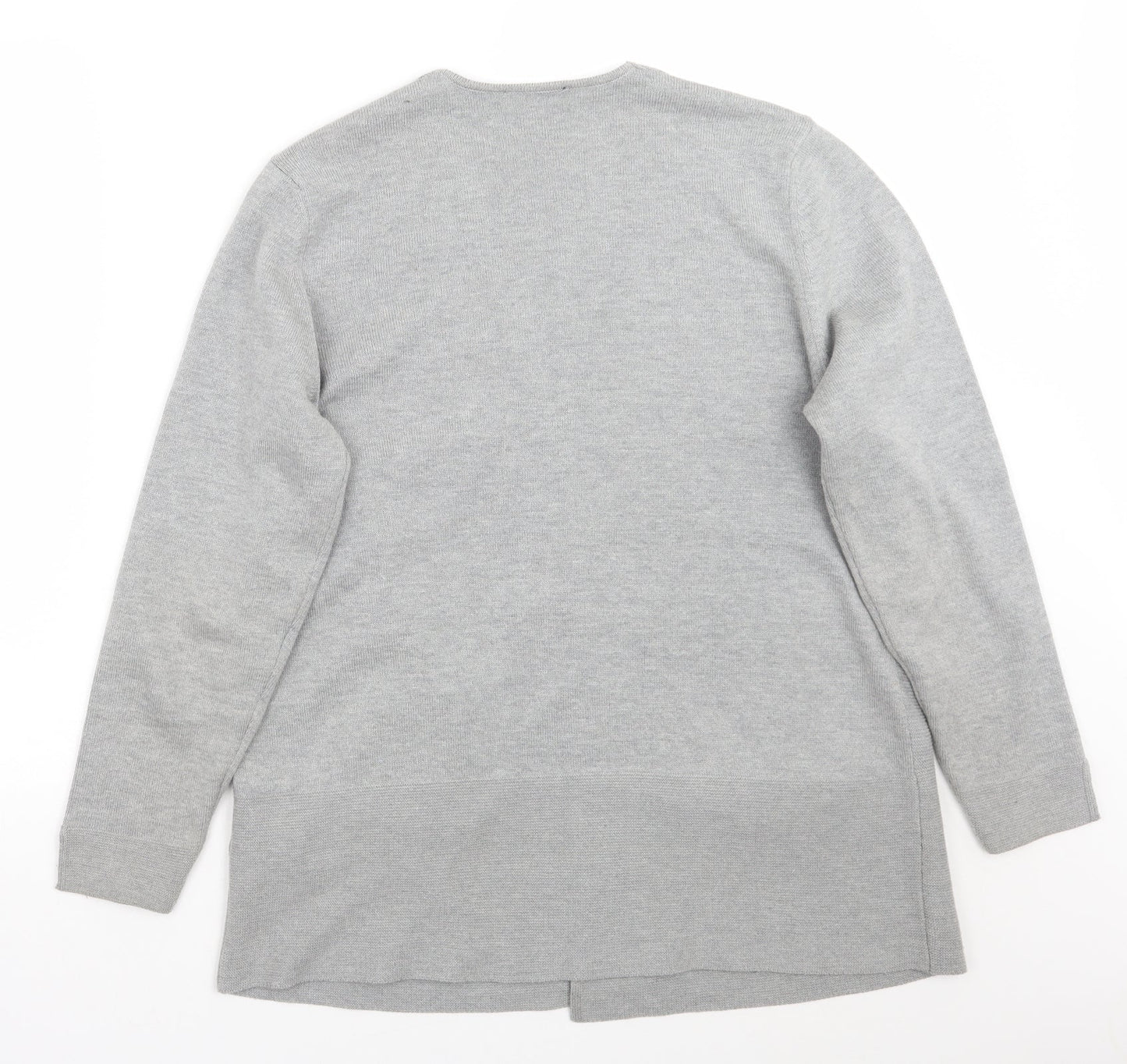 Preworn Womens Grey   Cardigan Jumper Size 14