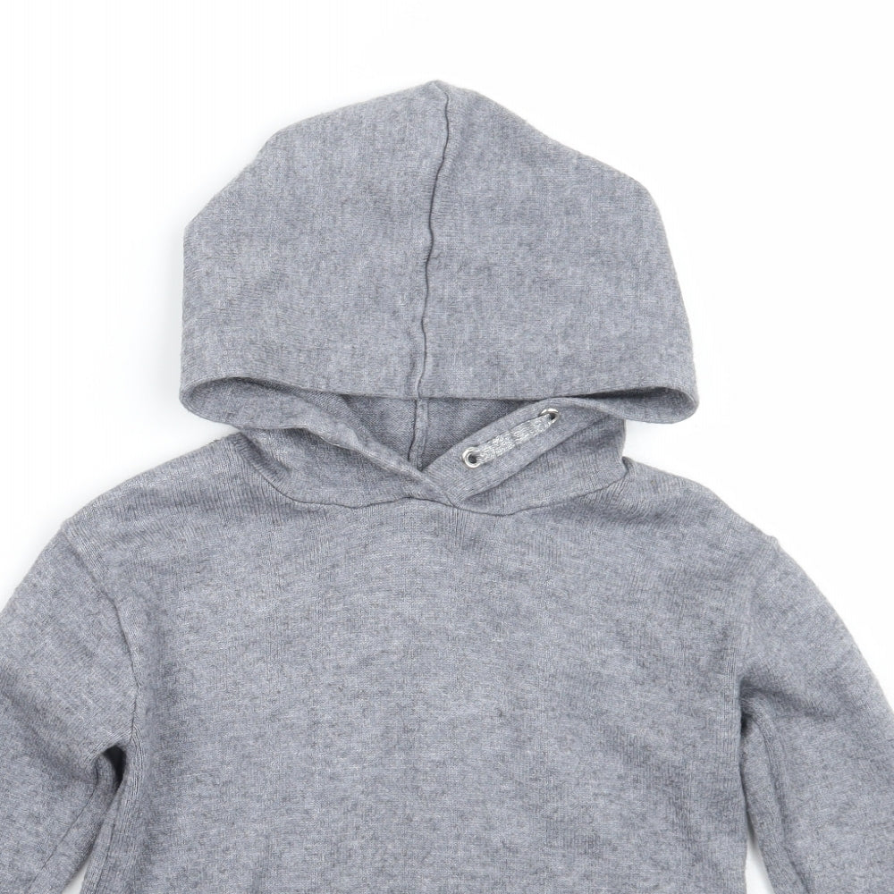 Primark Girls Grey   Pullover Hoodie Size 7-8 Years