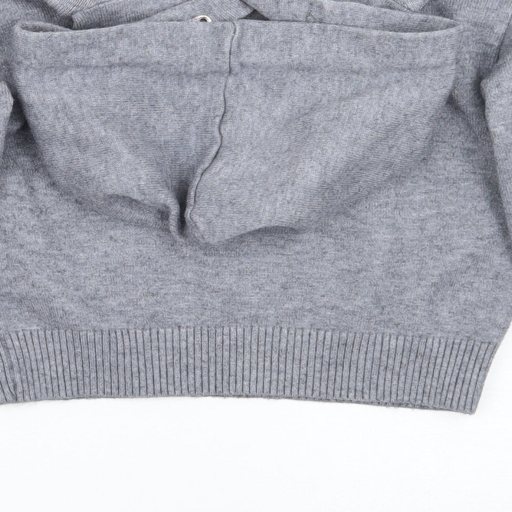 Primark Girls Grey   Pullover Hoodie Size 7-8 Years