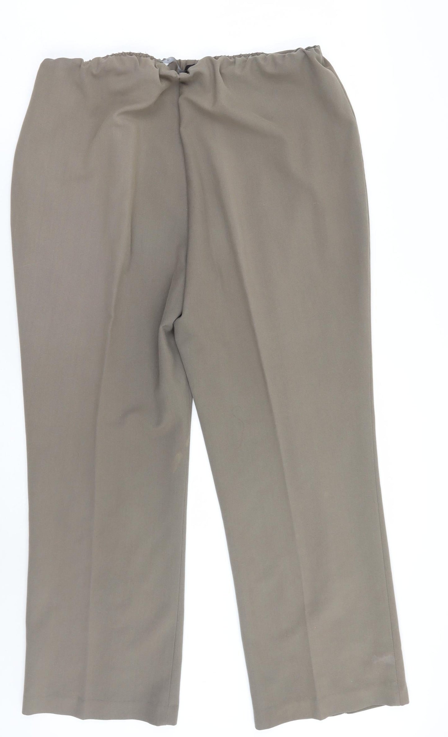 BM Womens Green   Trousers  Size 16 L27 in