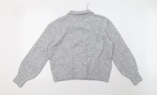 George Womens Grey  Knit Jacket  Size 14