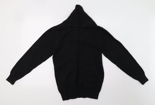 Marks and Spencer Mens Black  Knit Pullover Sweatshirt Size XS