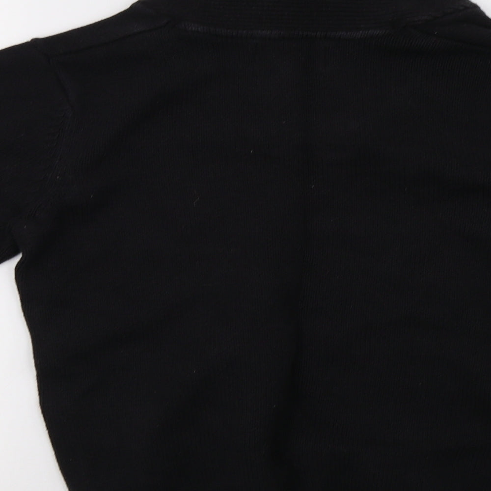 Marks and Spencer Mens Black  Knit Pullover Sweatshirt Size XS