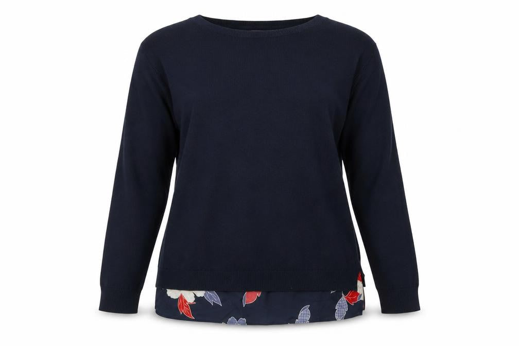 Womens UK 14 Regular Anthology Blue Pullover Sweatshirt