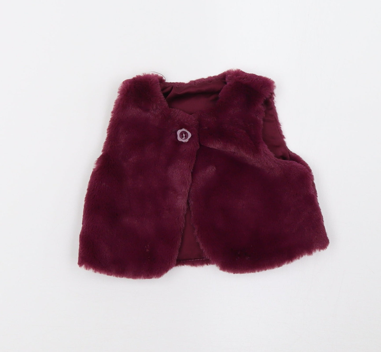 George Girls Purple   Basic Jacket Snowsuit Size 0-3 Months