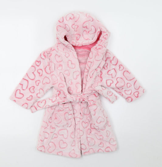 Mothercare Girls Pink Polka Dot   Gown Size XS