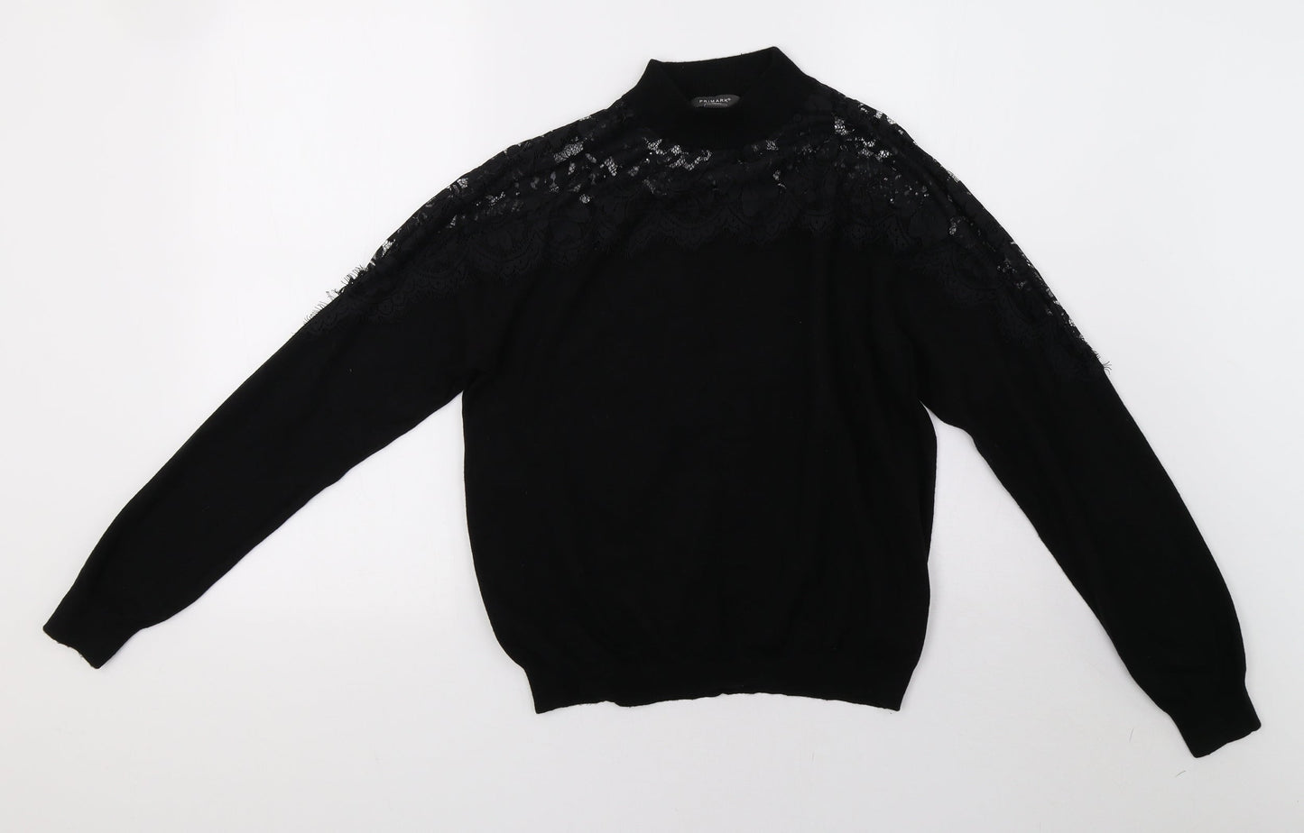 Primark Womens Black   Pullover Sweatshirt Size 12