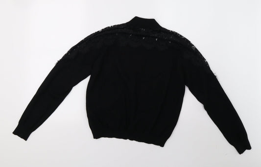 Primark Womens Black   Pullover Sweatshirt Size 12